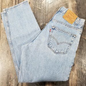 Vintage Levis 560 Loose Tapered Made in USA Blue